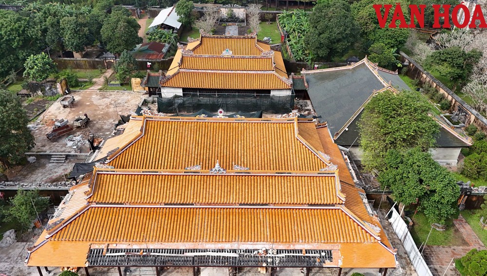Di tích lăng vua Tự Đức đang được tu bổ như thế nào? - ảnh 3