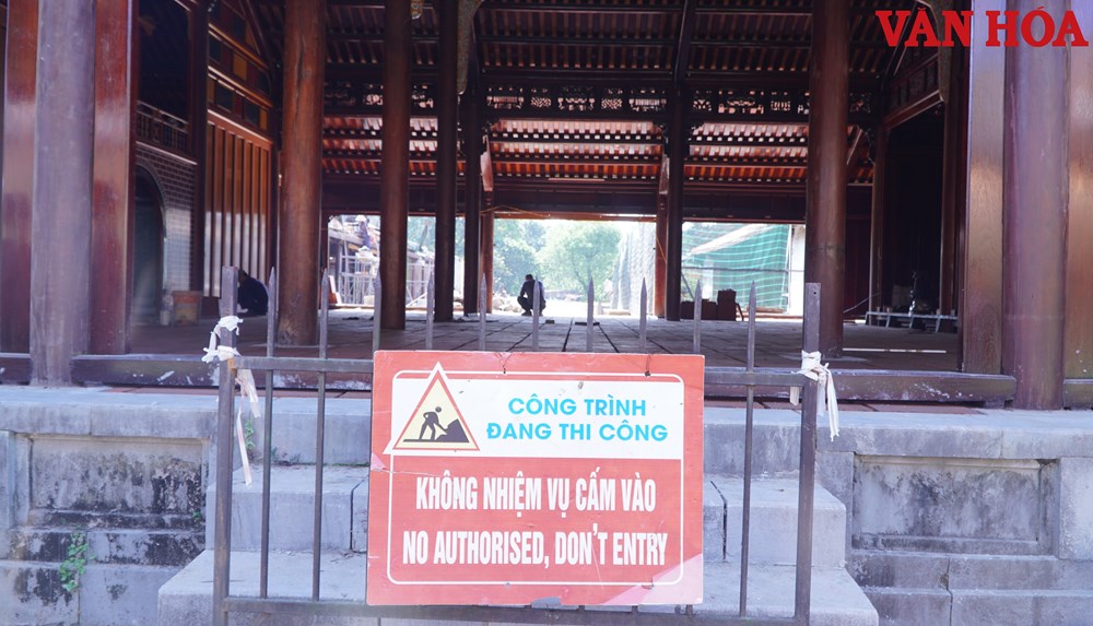 Di tích lăng vua Tự Đức đang được tu bổ như thế nào? - ảnh 7