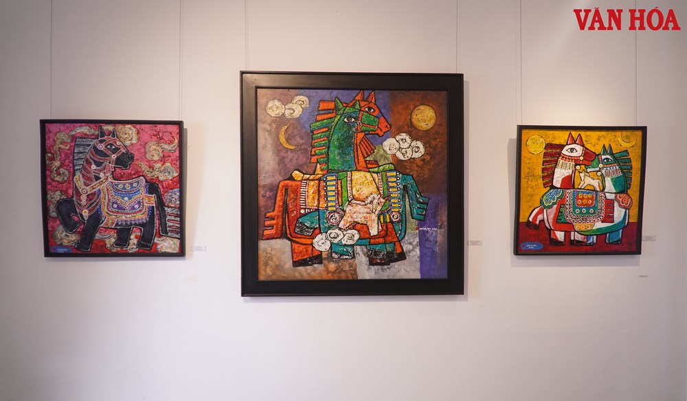Chiêm ngưỡng nhiều tác phẩm đặc sắc tại triển lãm “Ngựa với sắc xuân Bính Ngọ 2026” - ảnh 5