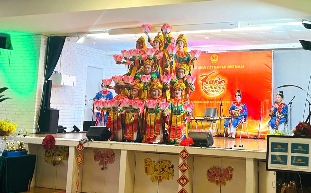 Trình diễn nghệ thuật cung đình Huế tại “Xuân Quê hương” ở Australia - ảnh 1