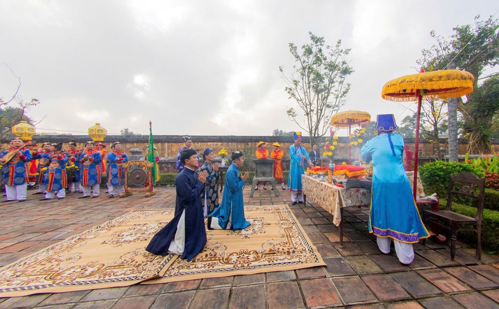 Lễ dựng nêu ở Đại Nội Huế mở đầu các chương trình “Tết Huế cùng di sản” - ảnh 6