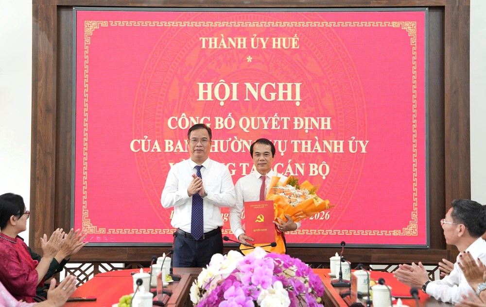 Nguyên Phó Chủ tịch Thường trực UBND TP. Huế làm Bí thư Đảng ủy phường - ảnh 2