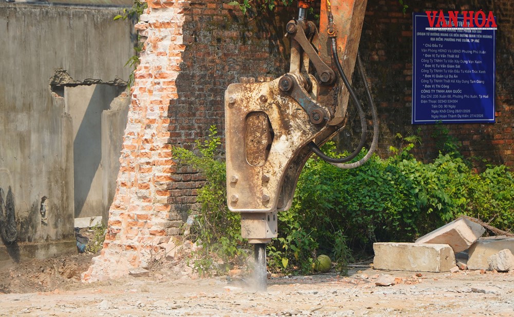 Tháo dỡ “bức tường ô nhục” ở đồn Mang Cá, mở rộng không gian giao thông Kinh thành Huế - ảnh 3