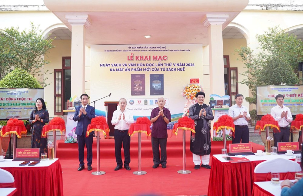 Huế khai mạc Ngày Sách và Văn hóa đọc Việt Nam lần thứ 5 - ảnh 1
