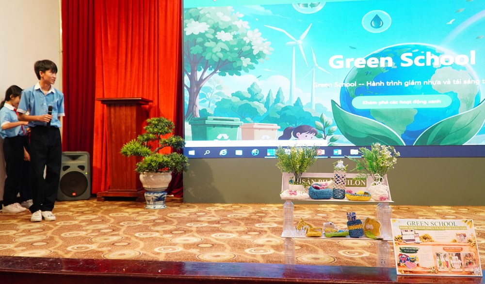Lan tỏa tinh thần sống xanh từ cuộc thi giảm nhựa trong trường học tại Huế - ảnh 1