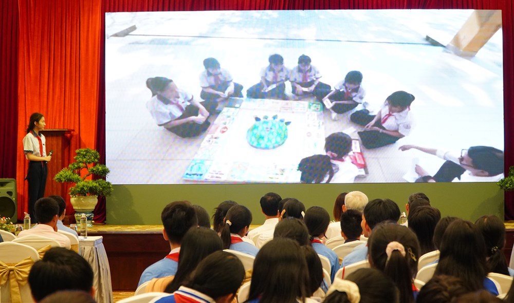 Lan tỏa tinh thần sống xanh từ cuộc thi giảm nhựa trong trường học tại Huế - ảnh 3