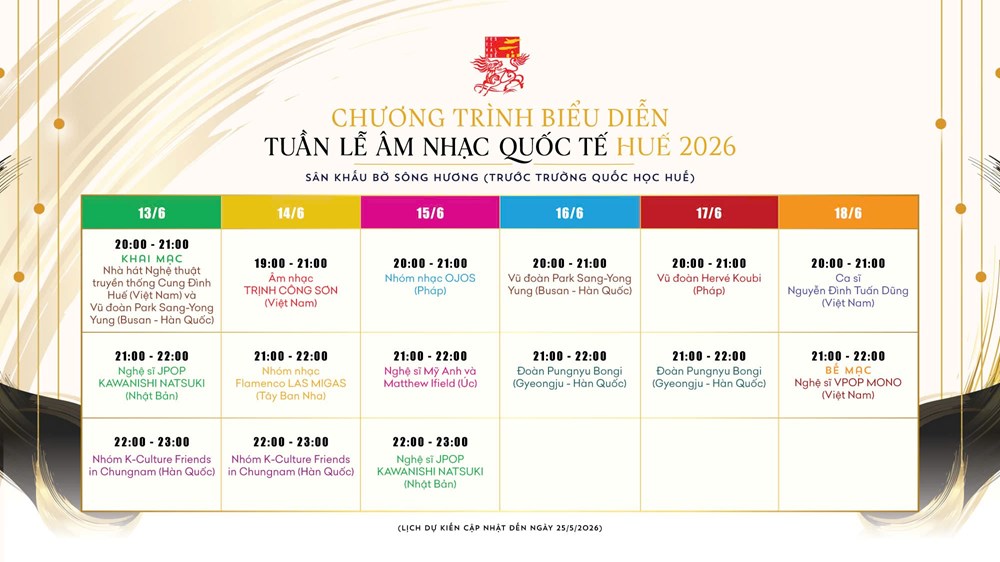 Ngôi sao Gen Z MONO trình diễn miễn phí tại Tuần lễ Âm nhạc Quốc tế Huế 2026 - ảnh 2