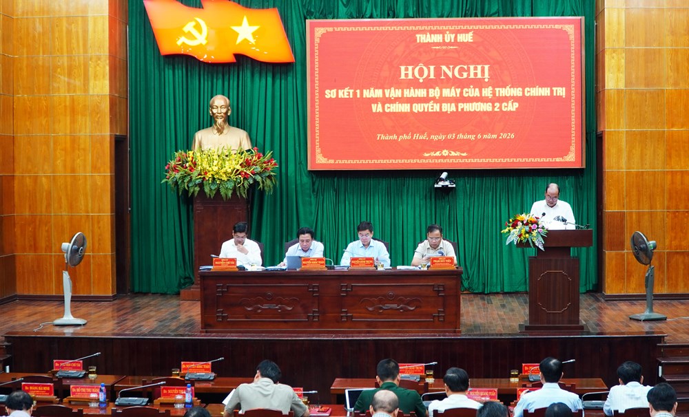 Huế tiếp tục nâng cao hiệu quả vận hành chính quyền hai cấp - ảnh 2