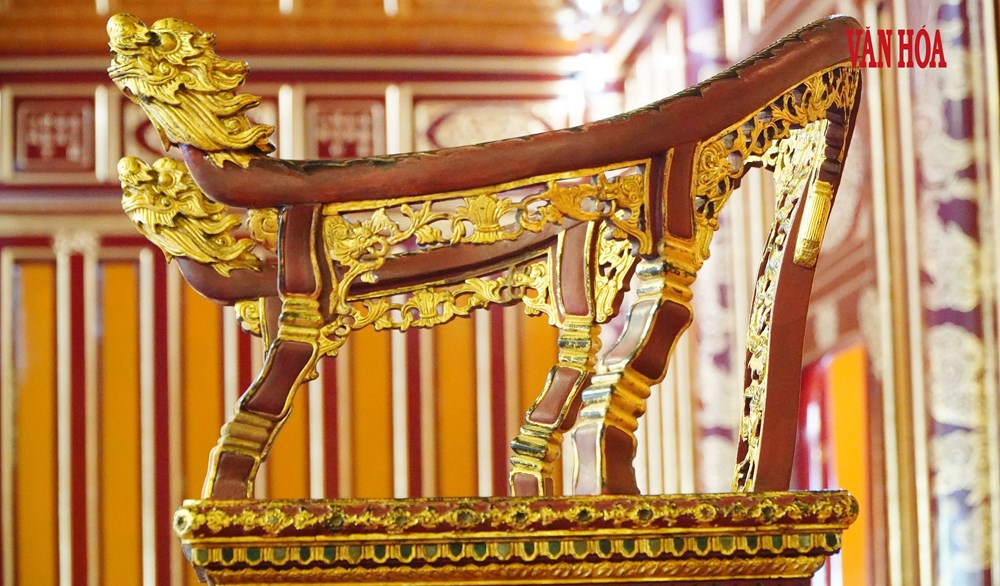 Bảo vật quốc gia Ngai vua triều Nguyễn “trở lại” điện Thái Hòa - ảnh 5