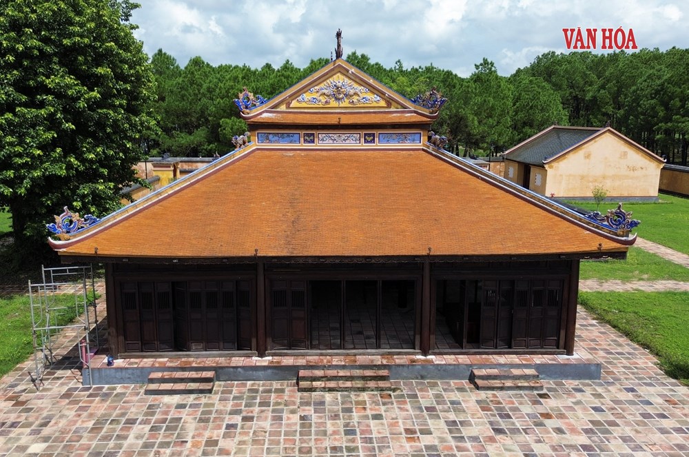 Sắp hoàn thành tu bổ các công trình tại di tích đàn tế trời triều Nguyễn - ảnh 2