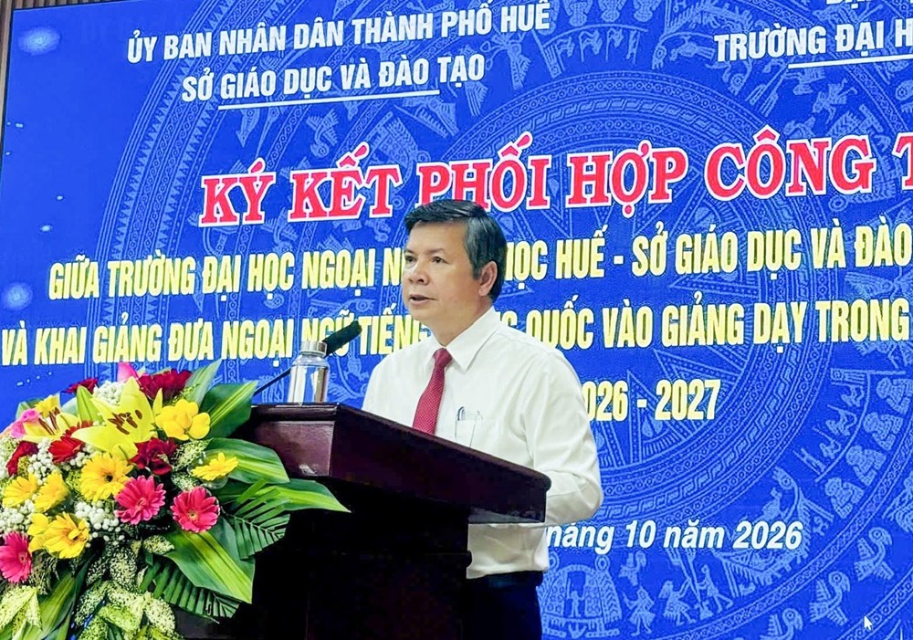 Huế triển khai thí điểm dạy tiếng Trung tại trường phổ thông - ảnh 1