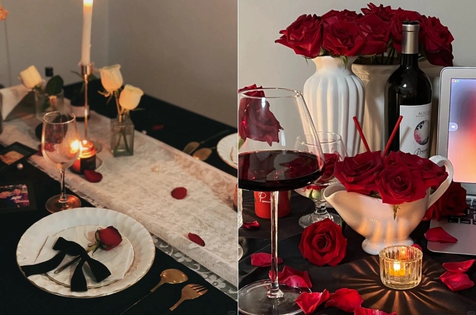 Valentine tại gia: Cách biến bữa tối đơn giản thành buổi hẹn hò sang trọng - ảnh 1