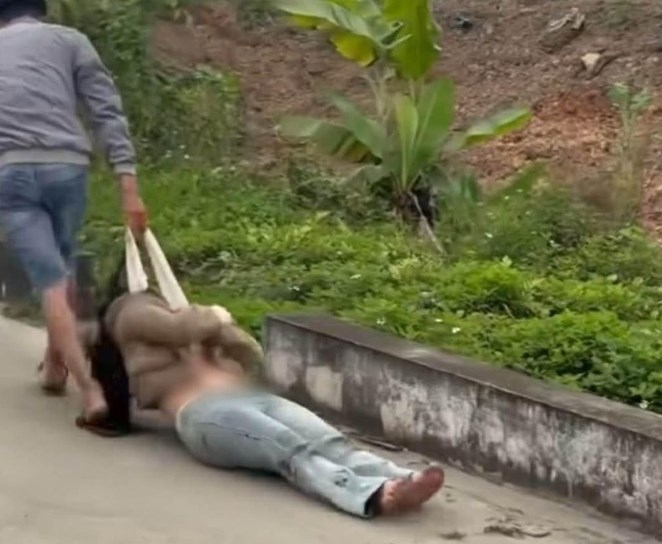 Công an Hải Phòng xác minh clip cô gái bị nam thanh niên kéo lê trên đường - ảnh 1