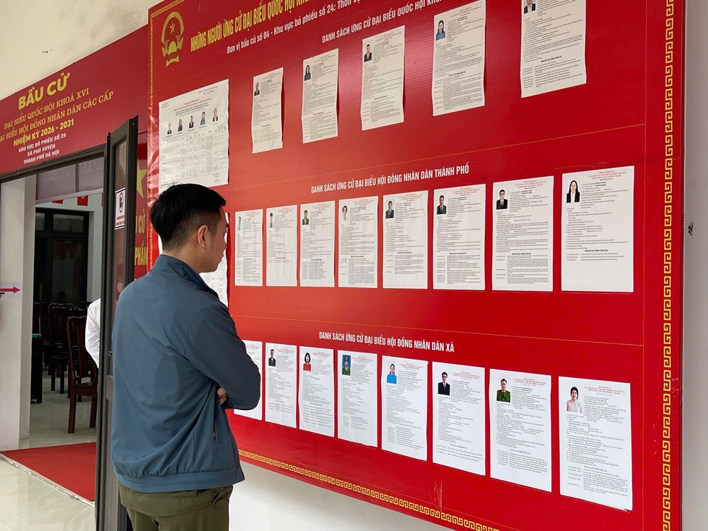 Hà Nội: Hân hoan không khí bầu cử tại xã Phú Xuyên - ảnh 3