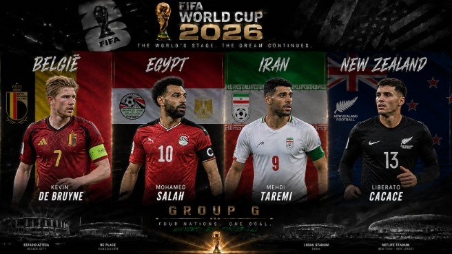 Lịch thi đấu Bảng G World Cup 2026: Đại chiến siêu sao - ảnh 1