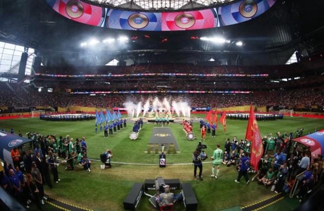 Sân khấu công nghệ Atlanta sẵn sàng cho trận bán kết World Cup 2026  - ảnh 1