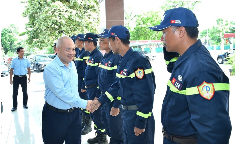 Vinh danh 10 cán bộ, chiến sĩ Công an Hải Phòng tham gia cứu nạn tại Venezuela - ảnh 1