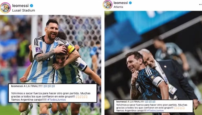 Messi tái hiện bài đăng năm 2022: Giữ “vía” hay triệu hồi vận may? - ảnh 1