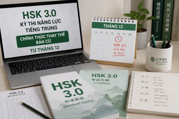 Kỳ thi năng lực tiếng Trung HSK 3.0 thay thế bản cũ từ tháng 12 - ảnh 1