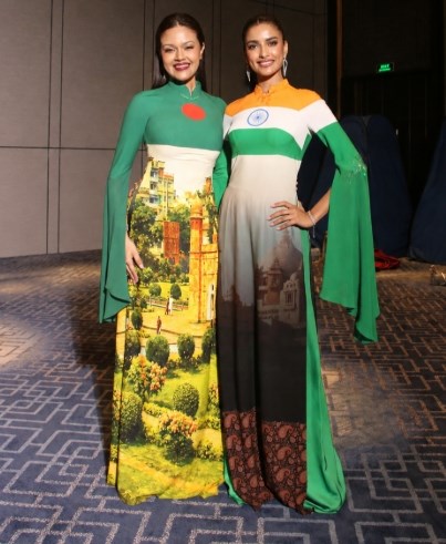 118 thí sinh Miss World sẵn sàng cho màn trình diễn áo dài Việt Nam - ảnh 3