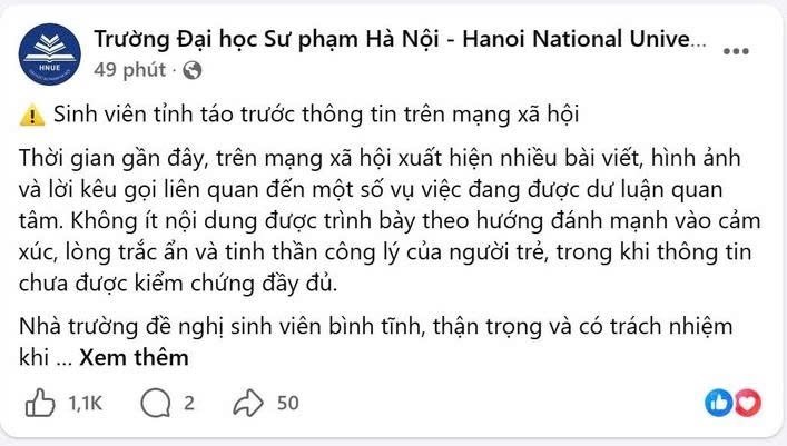Các trường đại học cảnh báo sinh viên tỉnh táo trên không gian mạng - ảnh 1
