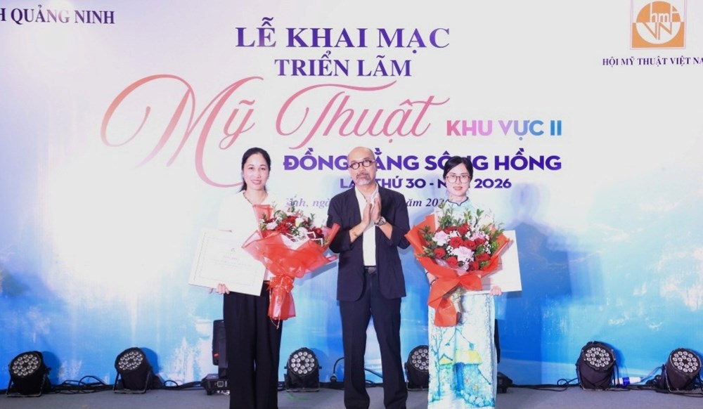 Khai mạc Triển lãm Mỹ thuật khu vực II tại Quảng Ninh - ảnh 3