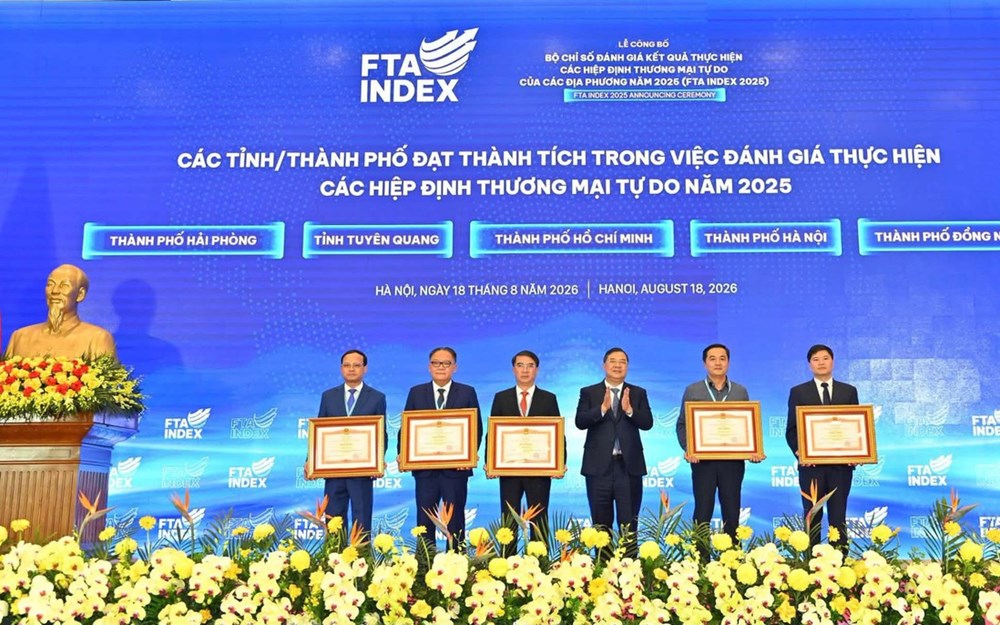 Hải Phòng dẫn đầu cả nước về FTA Index năm 2025 - ảnh 1