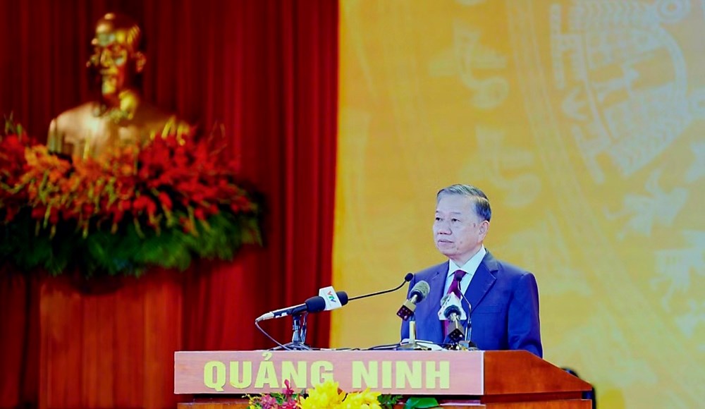Tổng Bí thư, Chủ tịch nước Tô Lâm dự Lễ công bố tỉnh Quảng Ninh lên thành phố - ảnh 1
