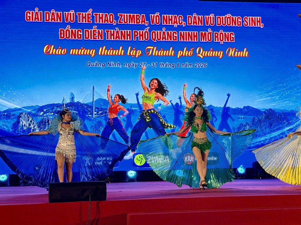 Quảng Ninh: Khai mạc Giải dân vũ thể thao, zumba, võ nhạc, dân vũ - ảnh 2