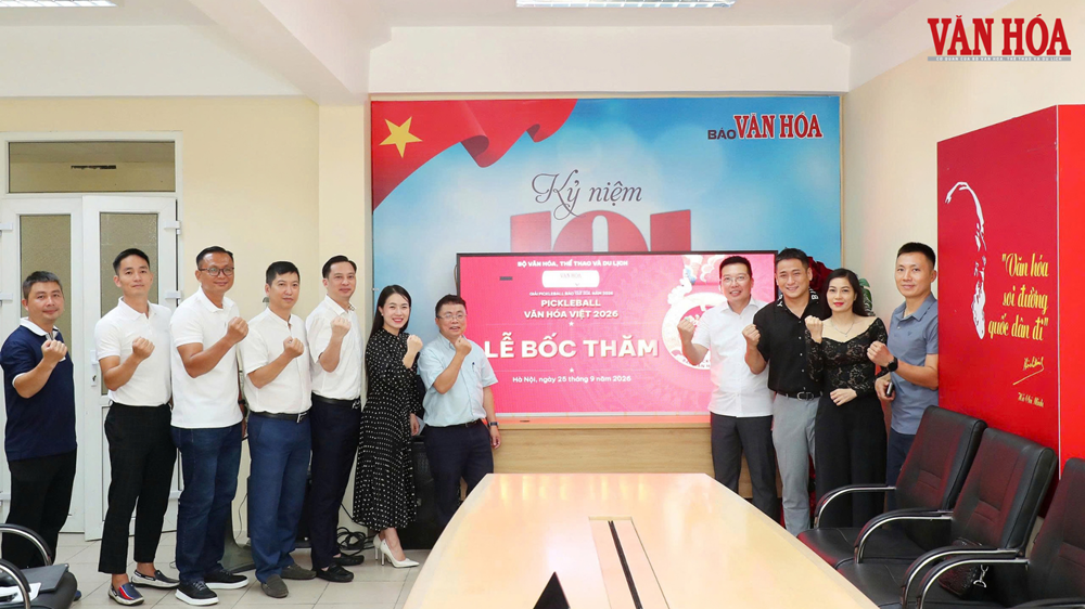 Sáng nay, diễn ra Lễ bốc thăm Giải Pickleball Báo Văn Hóa năm 2026 - “Pickleball Văn hóa Việt 2026” - ảnh 3