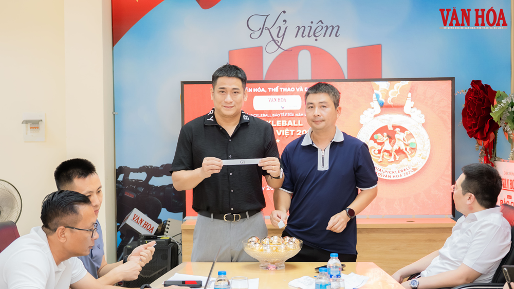 Sáng nay, diễn ra Lễ bốc thăm Giải Pickleball Báo Văn Hóa năm 2026 - “Pickleball Văn hóa Việt 2026” - ảnh 2