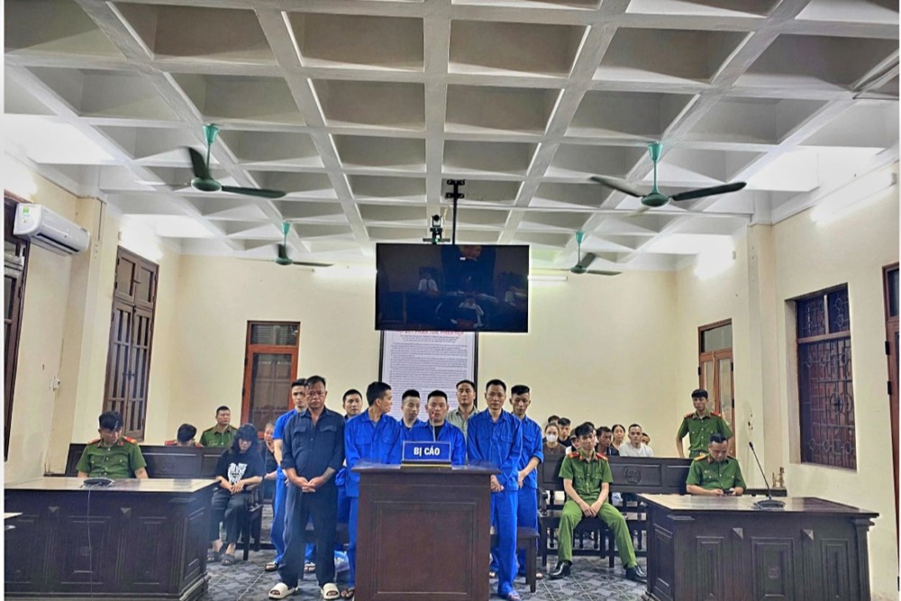 Tuyên phạt sơ thẩm 8 bị cáo về tội mua bán, tổ chức, sử dụng trái phép chất ma tuý - ảnh 1