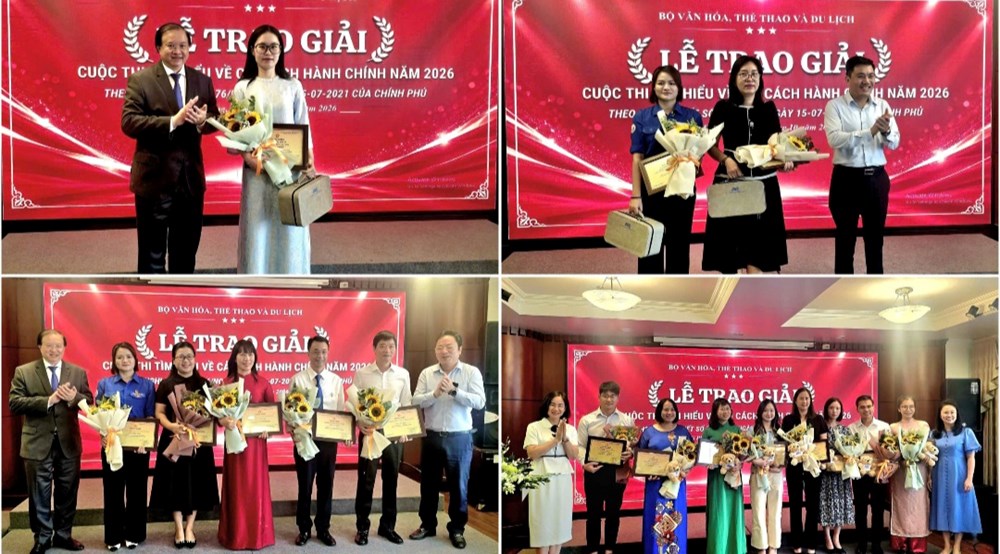 Bộ VHTTDL trao giải thưởng Cuộc thi “Tìm hiểu về cải cách hành chính nhà nước năm 2026“ - ảnh 4