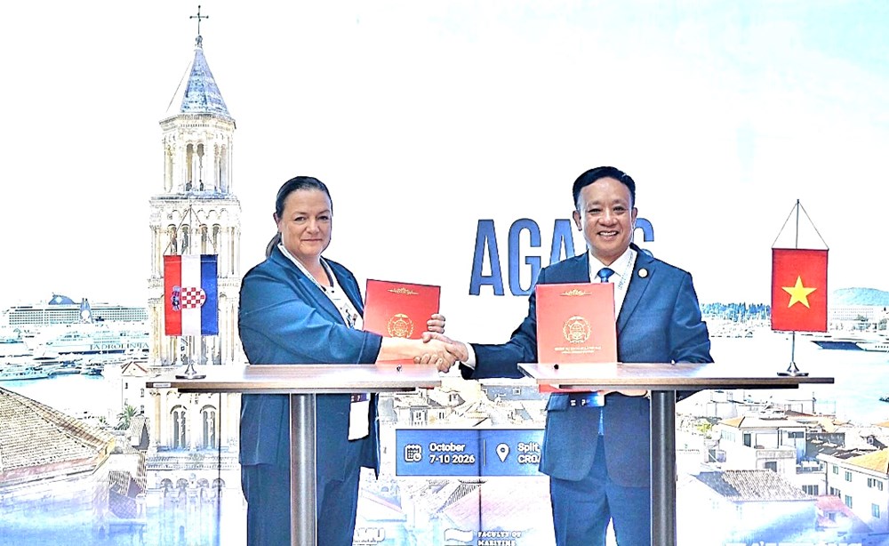 Trường Đại học Hàng hải Việt Nam ký kết hợp tác với các đối tác Panama, Croatia - ảnh 1