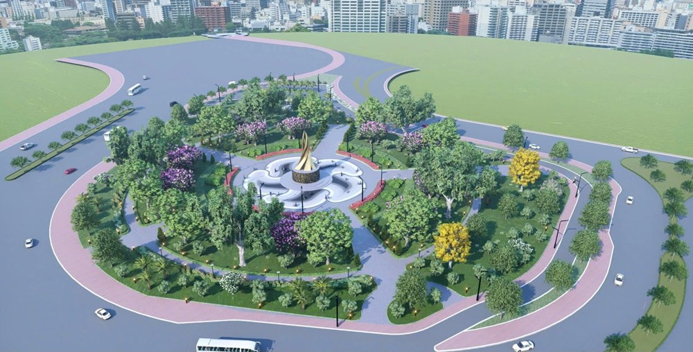Hải Phòng: Công viên Tượng đài Chiến thắng sắp hoàn thành - ảnh 1