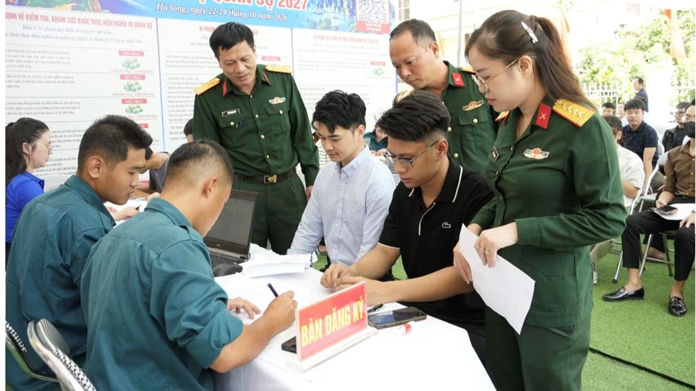 Quảng Ninh: Cơ bản hoàn thành sơ tuyển nghĩa vụ quân sự năm 2027 - ảnh 1