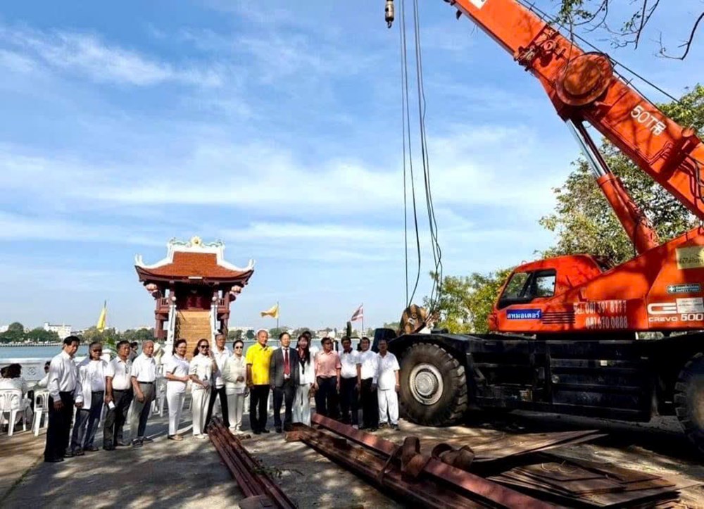 Chỉnh trang khuôn viên Chùa Một Cột tại Khon Kaen, Thái Lan - ảnh 2