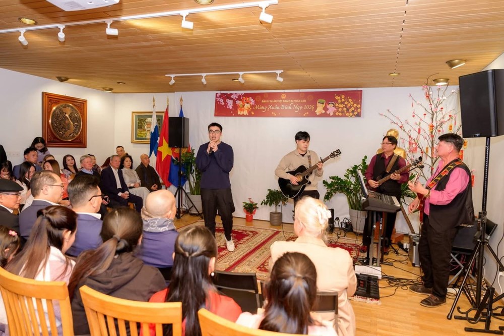 Rộn ràng “Xuân Quê hương 2026” tại Phần Lan - ảnh 1