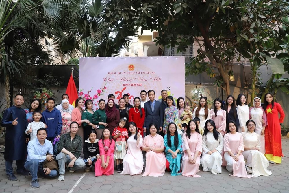 Ấm áp “Xuân Quê hương 2026” của cộng đồng người Việt tại Ai Cập - ảnh 1