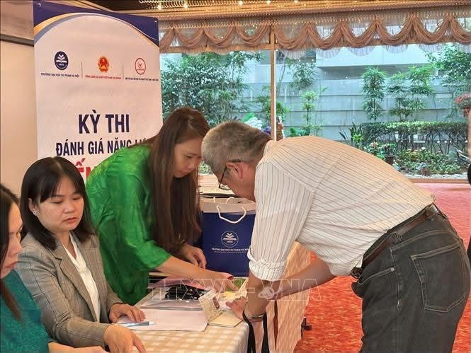 Thúc đẩy quảng bá tiếng Việt qua kỳ thi trên máy tính tại Osaka - ảnh 2