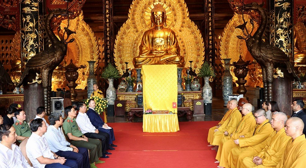 Bản sao Tôn tượng Đức Phật khổ hạnh được đặt tại chùa Bái Đính - ảnh 1