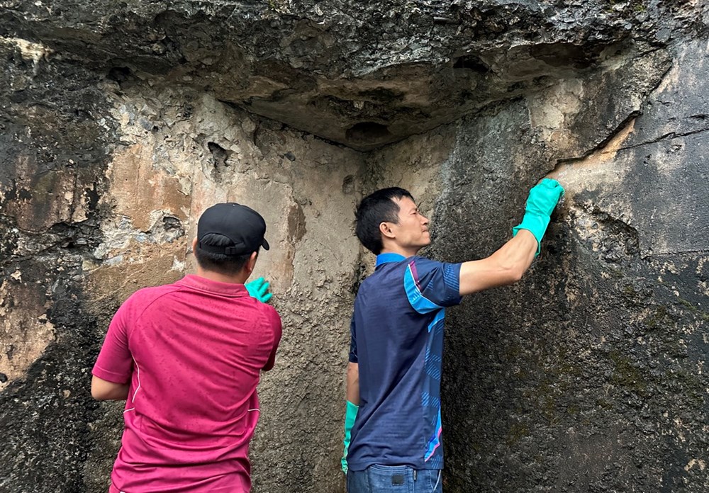 Vụ Di tích quốc gia đặc biệt núi Non Nước bị viết, vẽ bậy: Đã khắc phục về nguyên trạng - ảnh 1