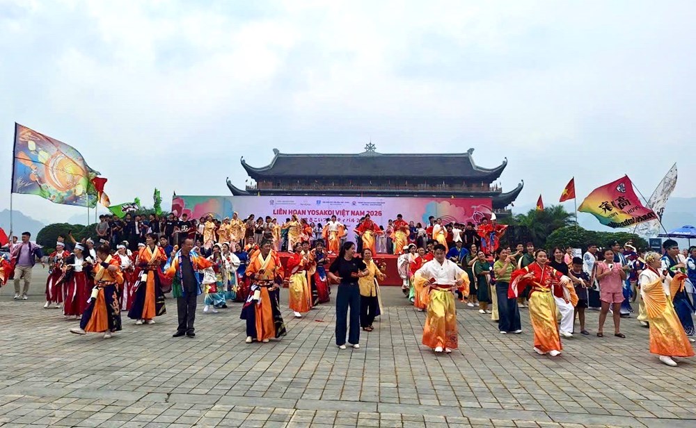 Ninh Bình: Khai mạc Liên hoan Yosakoi Việt Nam 2026 - ảnh 1