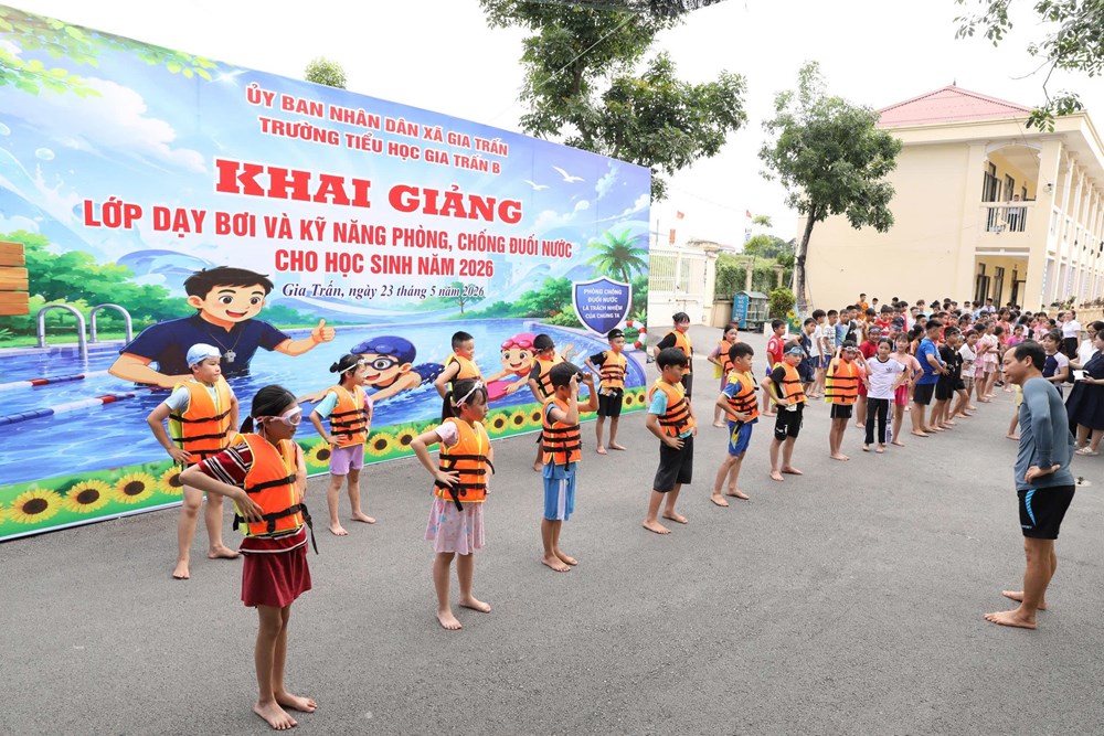 Ninh Bình: Trang bị kỹ năng phòng, chống đuối nước cho học sinh - ảnh 1
