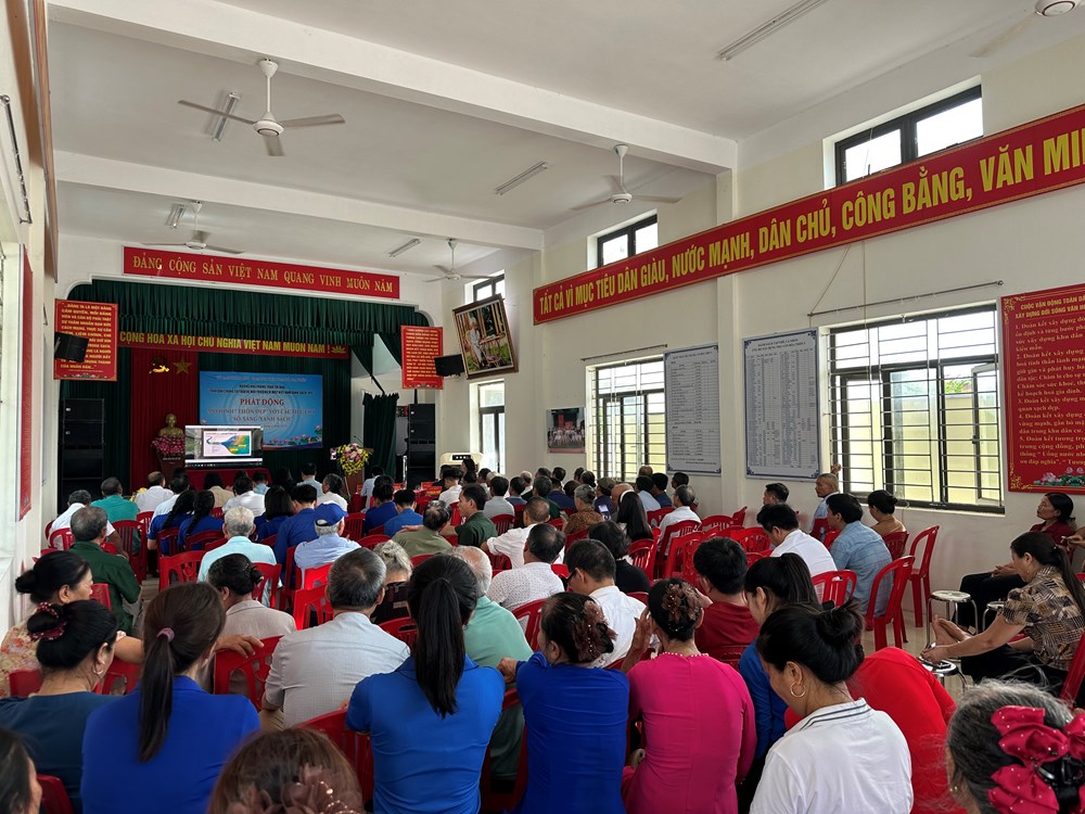 Ninh Bình: Sôi nổi ngày hội toàn dân chung tay bảo vệ môi trường tại Gia Trấn - ảnh 1