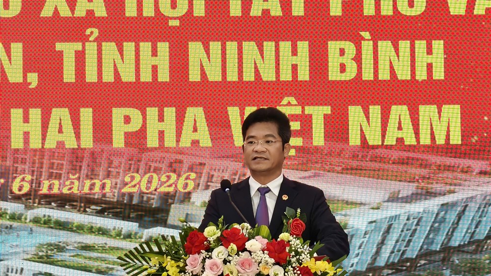 Ninh Bình: Khởi công Dự án nhà ở xã hội Tây Phù Vân - ảnh 1