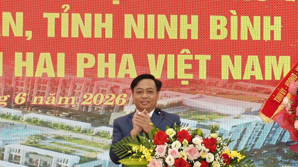 Ninh Bình: Khởi công Dự án nhà ở xã hội Tây Phù Vân - ảnh 2
