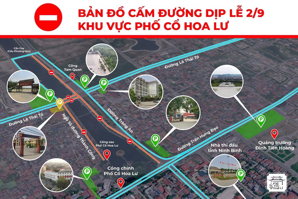 Ninh Bình: Phân luồng, cấm đường dịp nghỉ lễ Quốc khánh 2.9 - ảnh 2