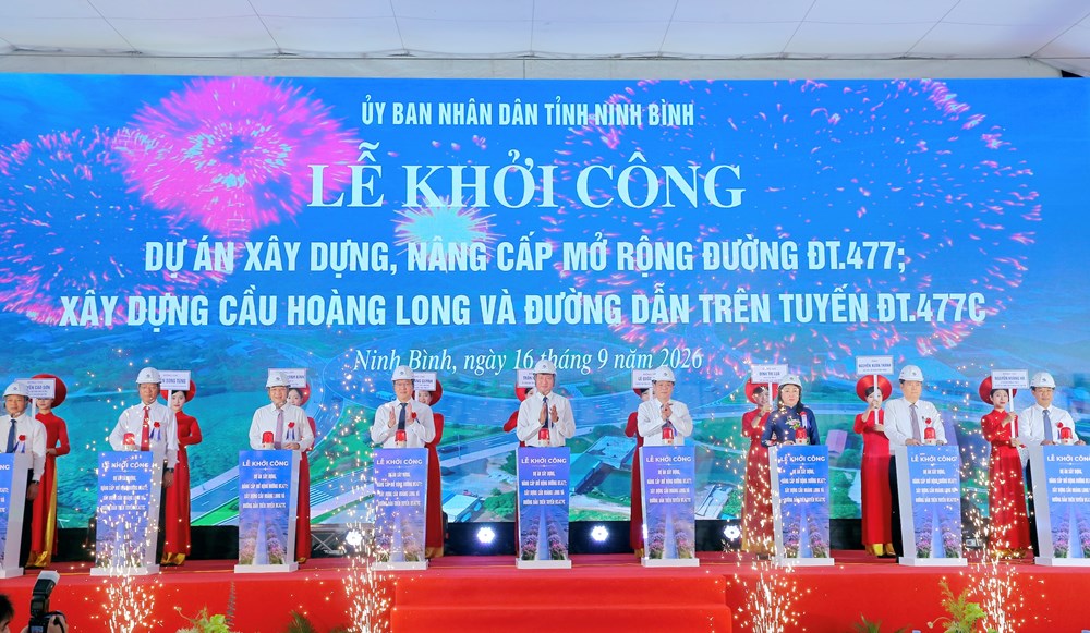 Ninh Bình khởi công dự án tuyến đường gần 7.000 tỉ đồng - ảnh 5