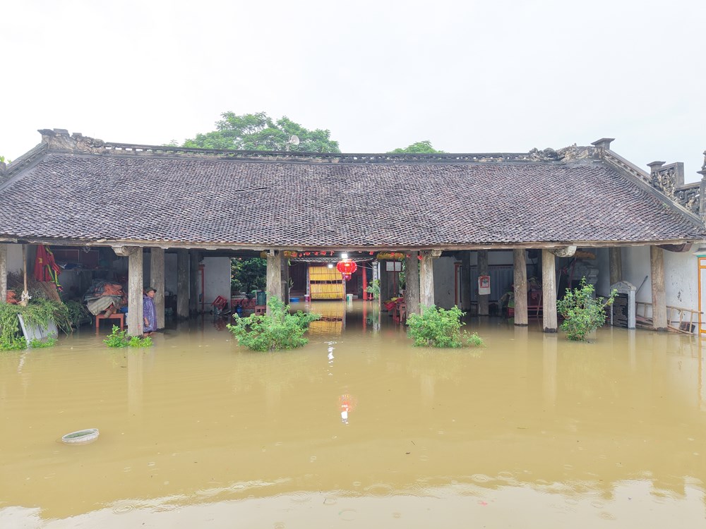 Ninh Bình: Nhiều khu vực bị ngập do mưa lũ - ảnh 8